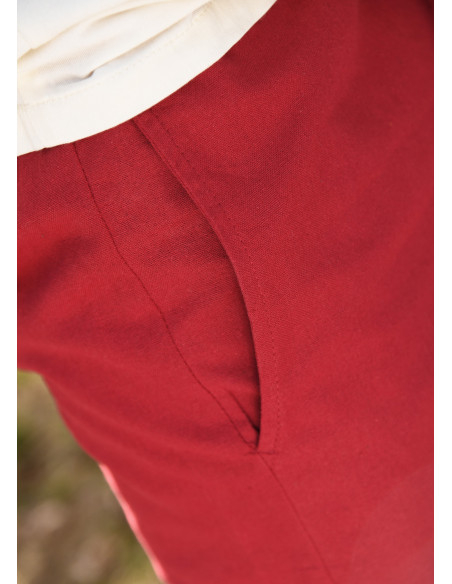 Basic medieval pants Hagen model, red
