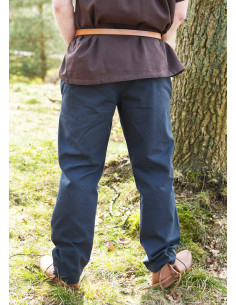 Basic medieval pants Hagen model, blue 2