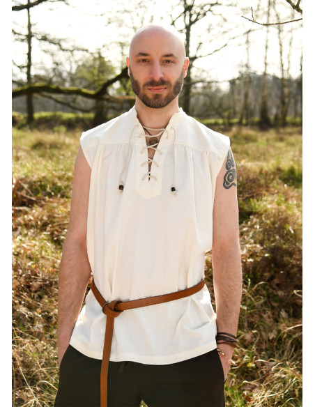 Medieval sleeveless shirt model...