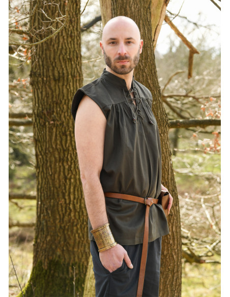 Medieval sleeveless shirt model...