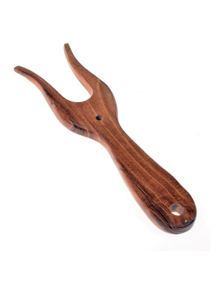 Traditional medieval wooden lamp...