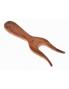 Traditional medieval wooden lamp (16x4.5 cm.) 2