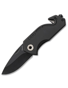 Albainox brand black rescue knife (14.9 cm.)