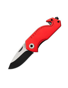 Albainox brand red rescue knife (14.9 cm.)