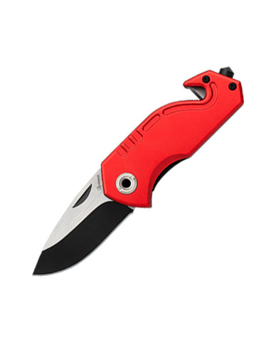 Albainox brand red rescue knife (14.9 cm.)
