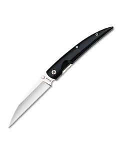 Albainox stamina black field knife (8.6 cm.)