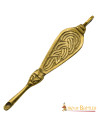 Viking ear cleaner in brass
