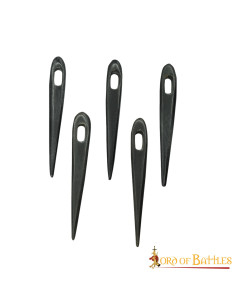 Set of 5 Viking horn needles (6 cm.)