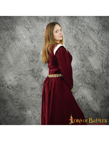 Long medieval dress for women, queen...