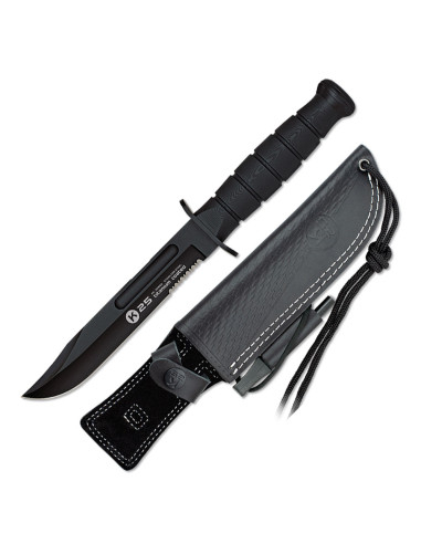K25 brand tactical knife with saw (30.3 cm.)