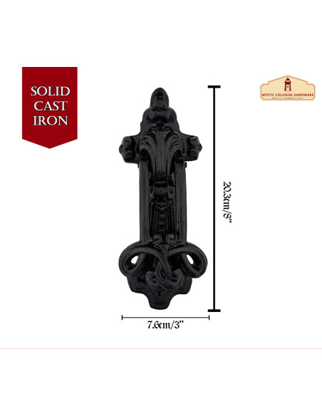 Medieval Gothic handmade iron knocker...