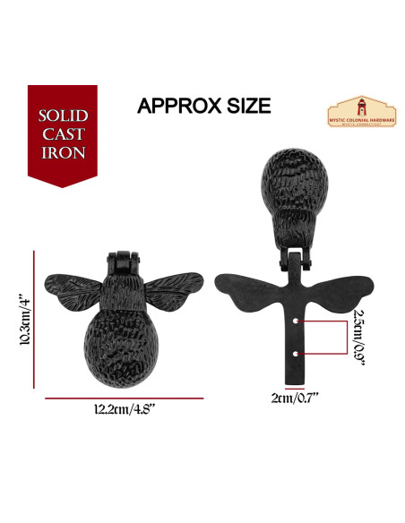 Medieval cast iron knocker Bumblebee... Medieval cast iron knocker Bumblebee...