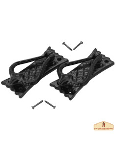 Medieval cast iron knocker rustic model (12 cm.) 2