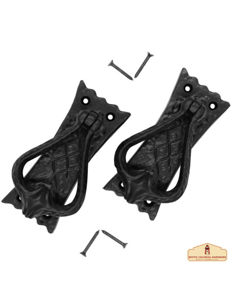 Medieval cast iron knocker rustic...