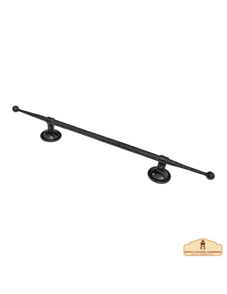 Large hand forged iron handle (76.2 cm.)