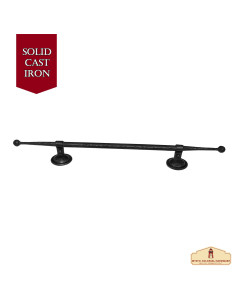 Large hand forged iron handle (76.2 cm.) 2