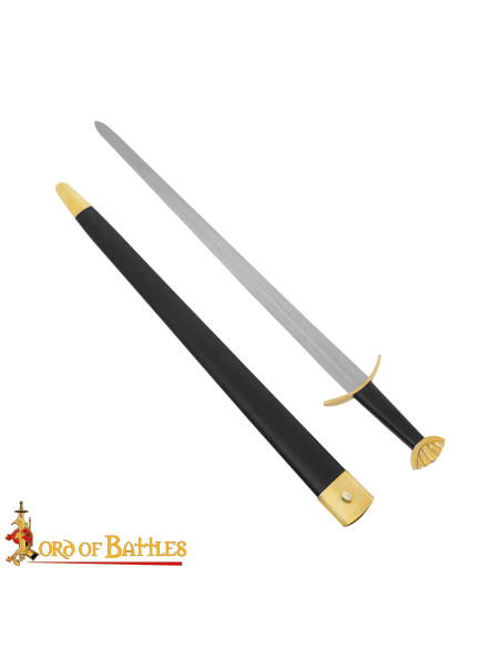 Five-lobed decorative Viking sword...