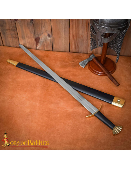 Five-lobed decorative Viking sword...