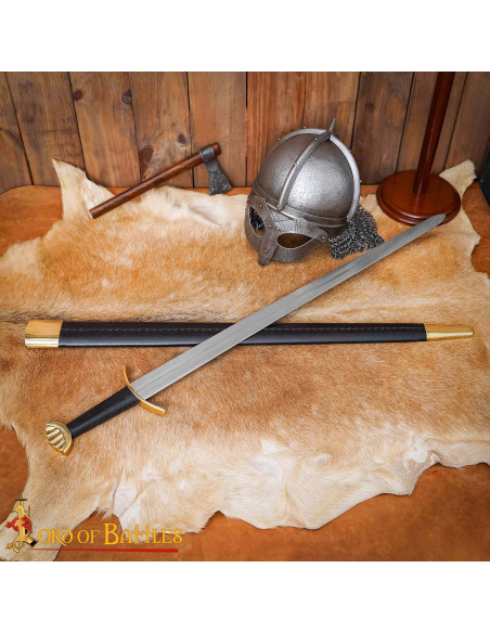 Five-lobed decorative Viking sword...