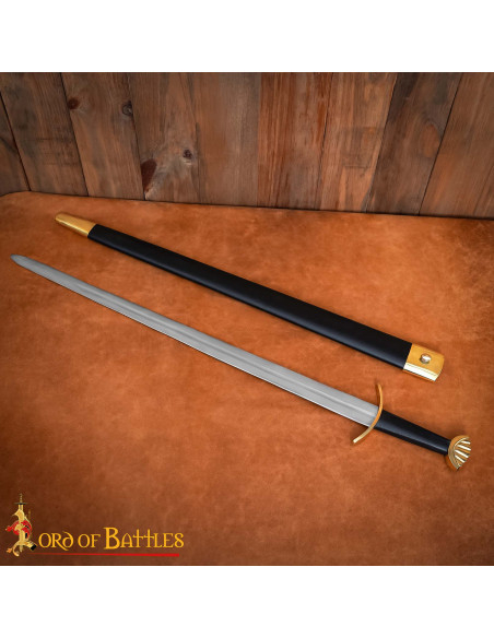 Five-lobed decorative Viking sword...