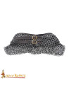 Medieval stainless steel chain mail gorget. (9mm)