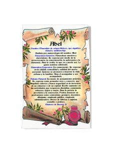 Personalized Poster with your Name (20x30 cm.)