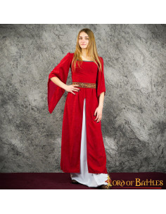 Courtesan Jimena Medieval Dress - Red