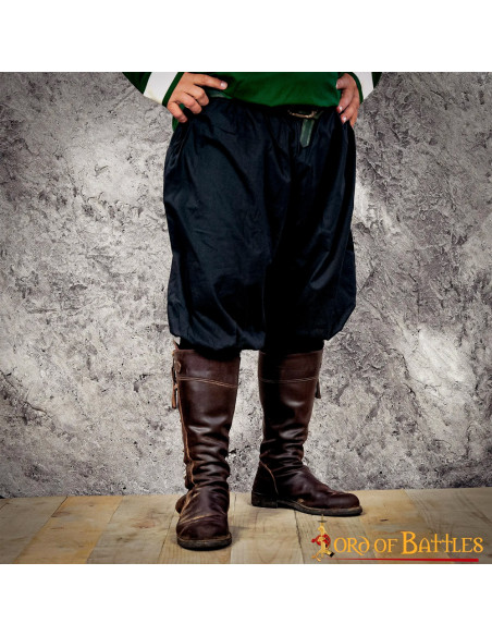 Medieval pants Almogavar model, black