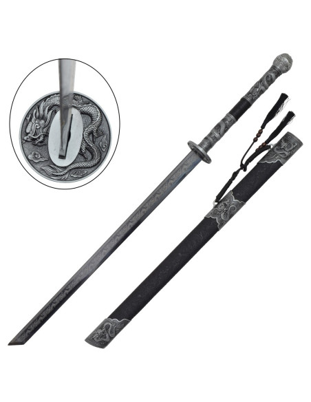 Traditional Chinese Dragon sword,...