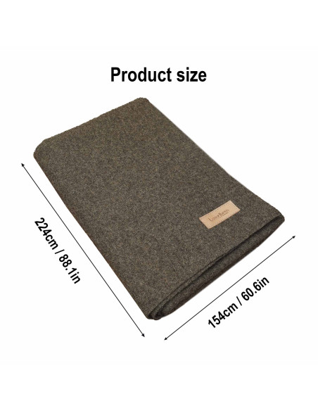 Traditional woven wool medieval blanket