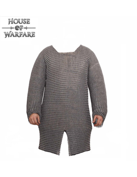 Chain mail aluminum rings Hauberk model