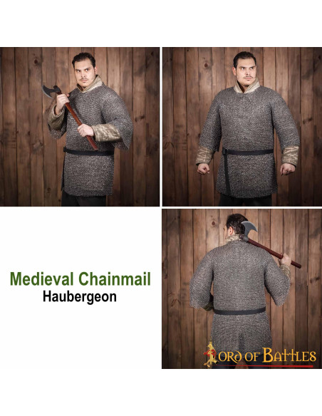 Half-sleeve steel chain mail (10 mm.)