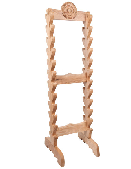 Wooden stand for 24 swords or daggers