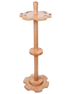 Ash wood standing stand for 12 swords