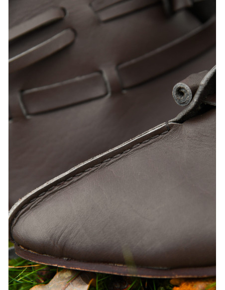 Buskins Viking Boots in Dark Brown