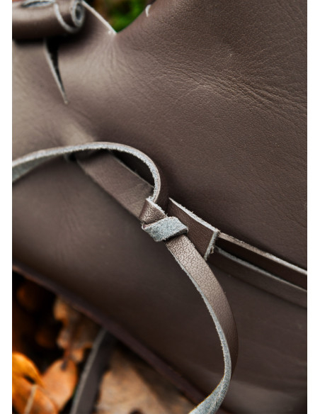 Buskins Viking Boots in Dark Brown