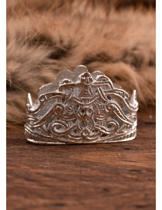 Sheath neck for Viking sword, silver finish 2