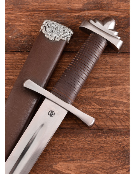 Sheath neck for Viking sword, silver...