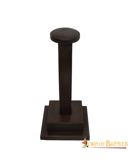 Handmade wooden helmet holder (42 cm.)