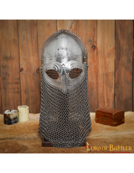 Handmade wooden helmet holder (42 cm.)