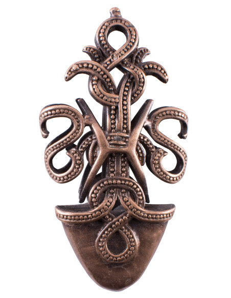 Viking sword sheath tip decoration...