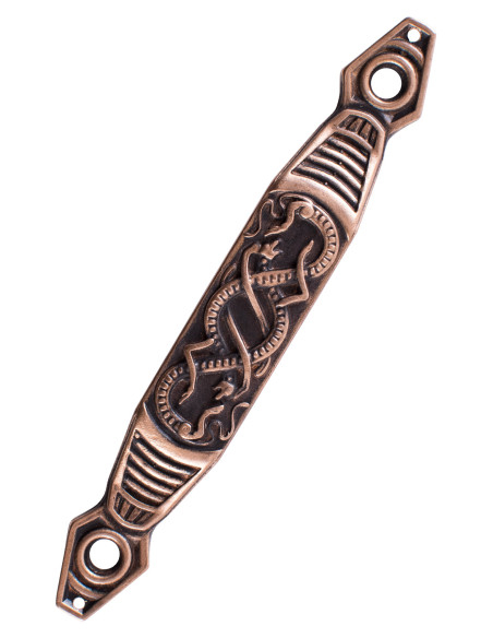 Sheath Buckle for Belt, Snakes Design