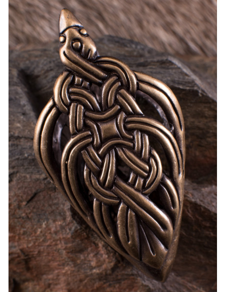 Viking sword sheath tip decoration...