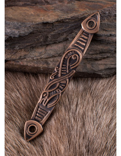 Sheath Buckle for Belt, Snakes Design 2