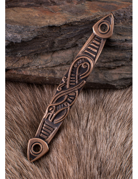 Sheath Buckle for Belt, Snakes Design