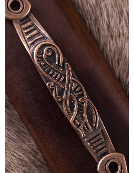 Sheath Buckle for Belt, Snakes Design