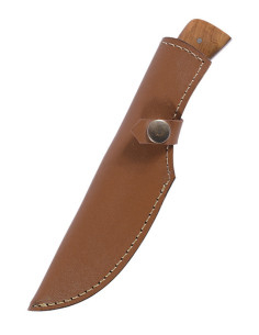 Classic style steel knife with leather sheath (20.5 cm) 2