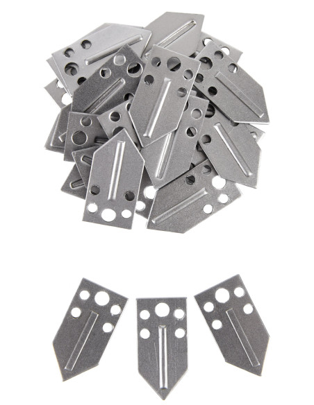 Pack of 25 steel pieces for lamellar...