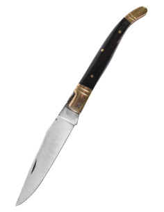 Arab steel knife with leather sheath (22 cm.)