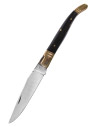 Arab steel knife with leather sheath (22 cm.)